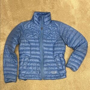 Mountain Hardwear Women's Blue Puffer Jacket XS